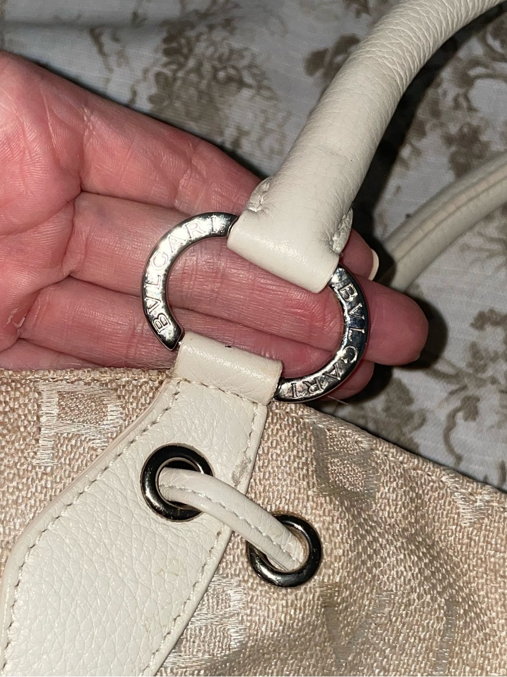 Bulgari Logo Drawstring Tote - Picture 9 of 16